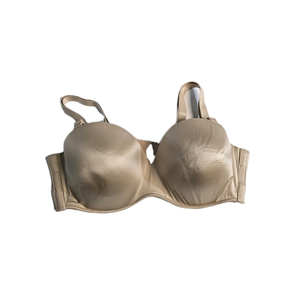 Cacique Intimates Seamless 5-Way convertible Bra‎ 46 D Beige